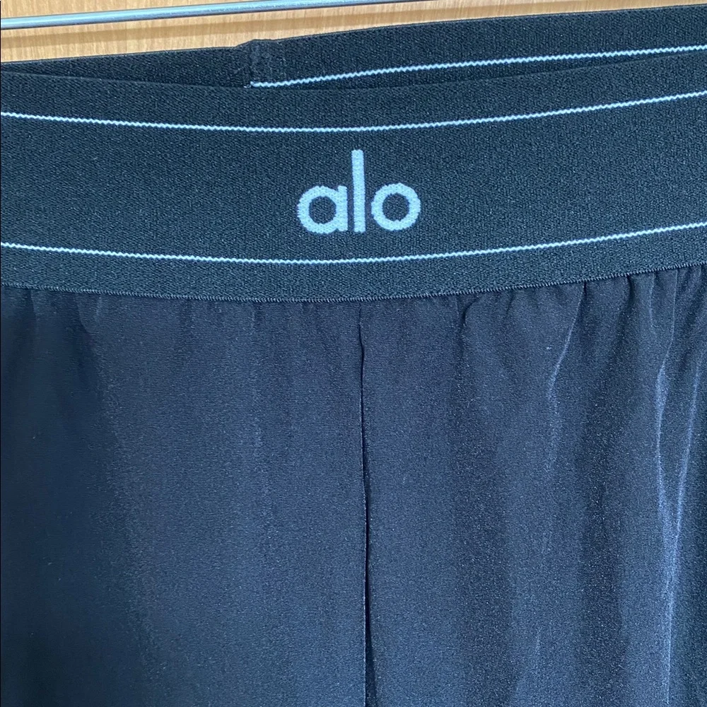 ALO Yoga Black High-Waist Trousers